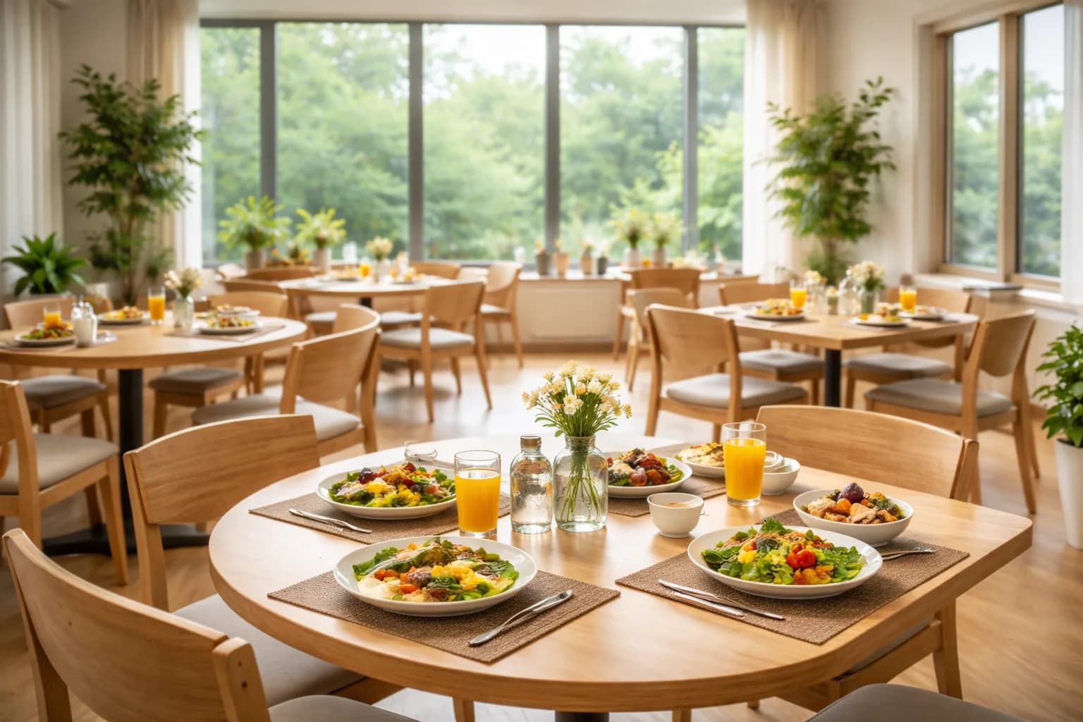 Питание и зоны отдыха