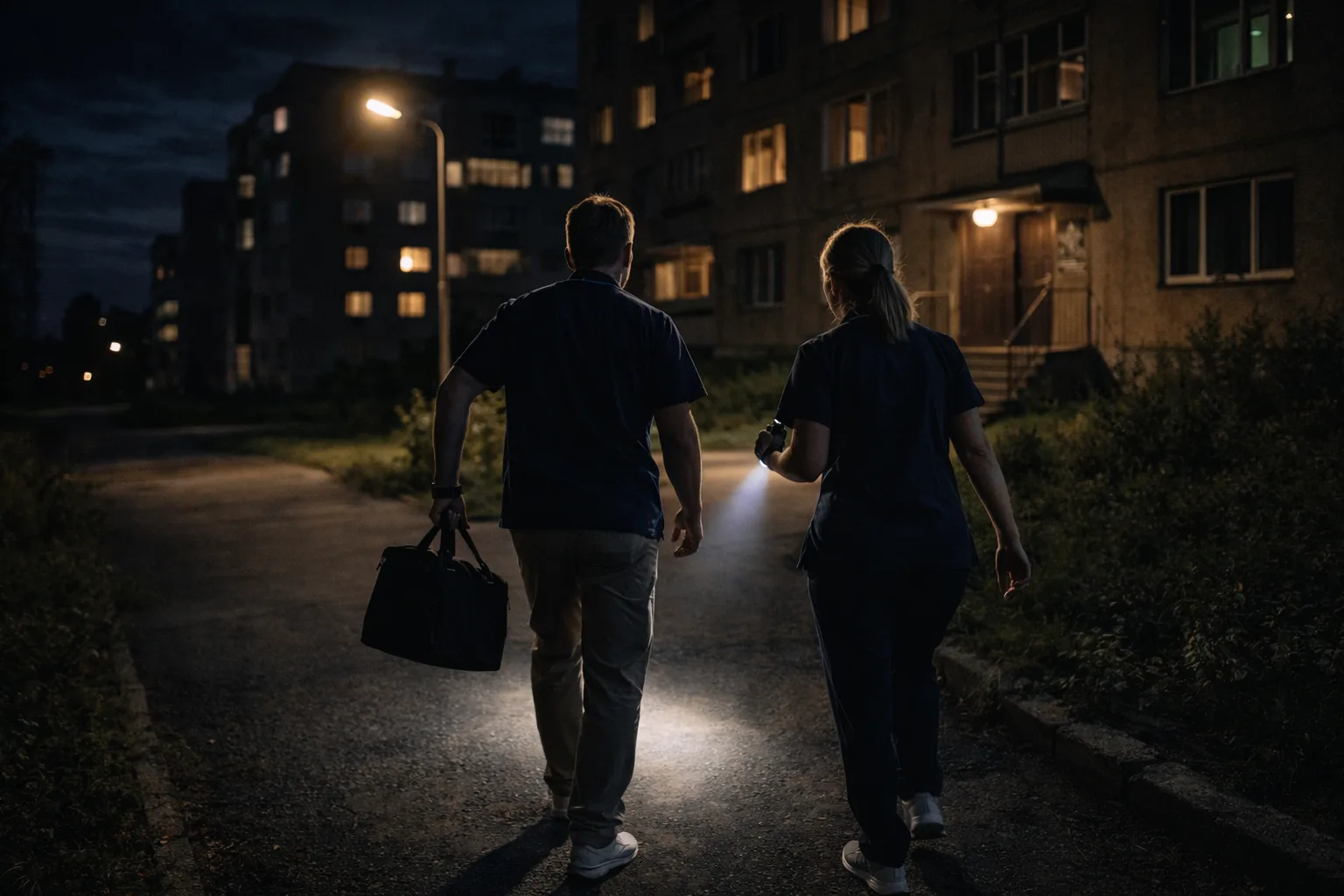 Ночной выезд бригады